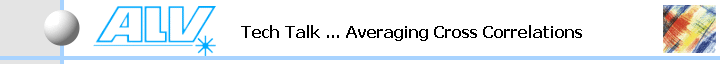 Tech Talk ... Averaging Cross Correlations              